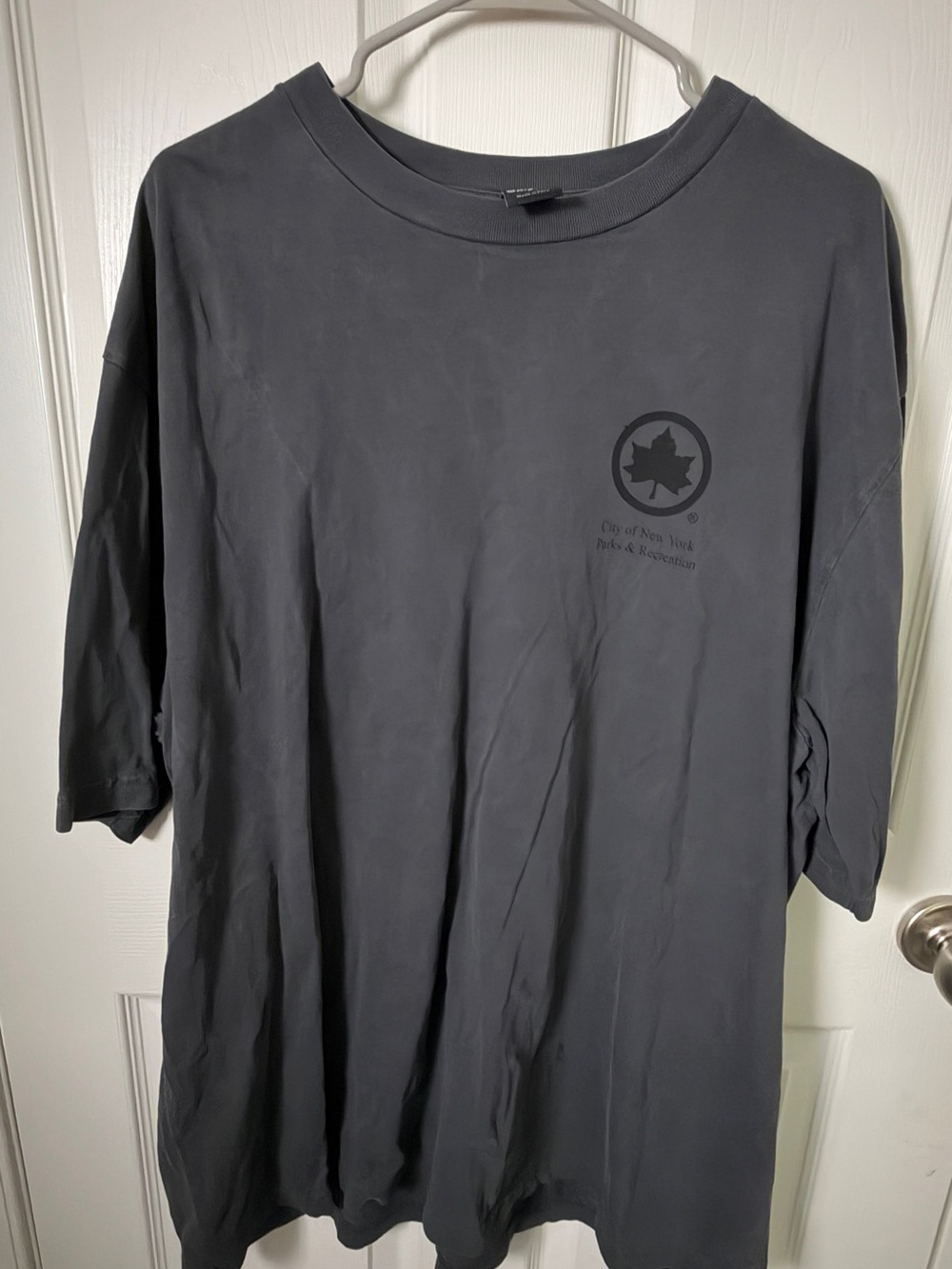 Only NY City of New York Parks and Recreation t-shirt charcoal gray 2xl